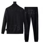 survetements ensemble jogging philipp plein noir broderie 1978